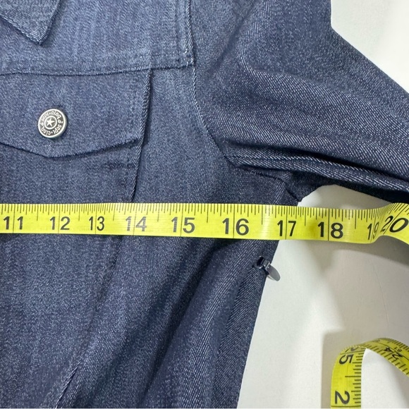 Cinq A Sept Violet Mini Denim Dress Size 4 Long Sleeve - Picture 9 of 9